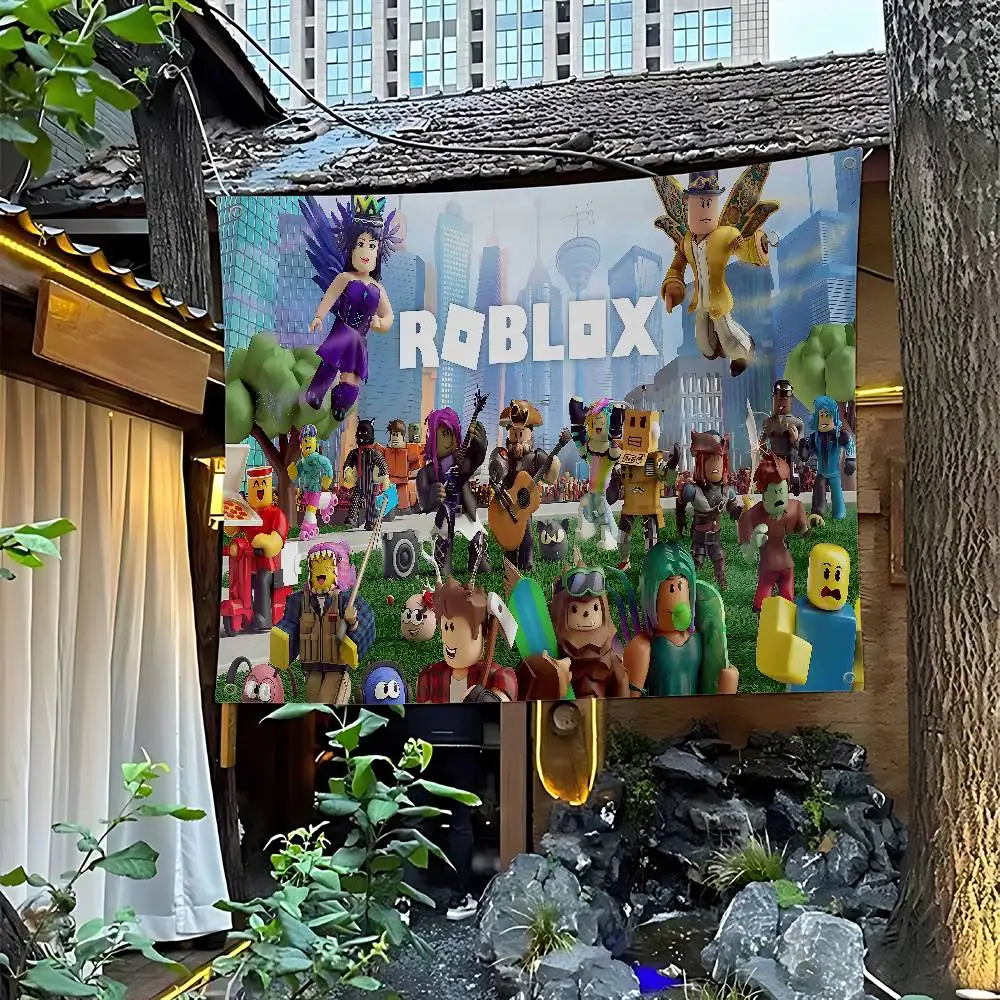 Commercial Printing Company - Bandiera Pubblicitaria Commerciale Stampata Avanzata R-Roblox