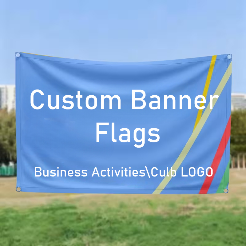 Commercial Printing Company - Bandiera Personalizzata con Logo per Aziende,